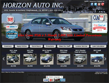 Tablet Screenshot of horizonautoinc.com